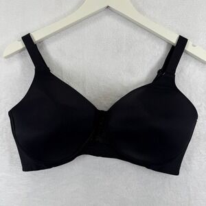 VANITY FAIR 71380 Black Full Coverage Underwire Bra 36DD